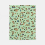 Capybara Fleece Blanket