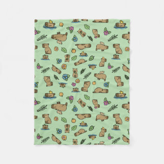 Capybara Fleece Blanket