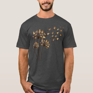 Capybara Flower Fly Dandelion Capybara Funny Capyb T-Shirt