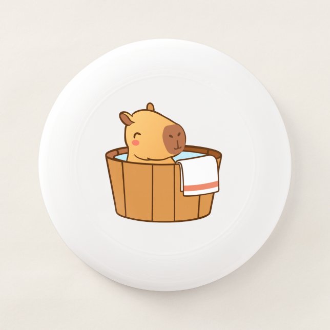 Capybara Frisbee Flying Disc | Funny Animal  (Front)