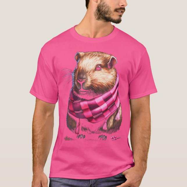 Capybara Funny Capybara Rodent Grass-Eater Capybar T-Shirt (Front)