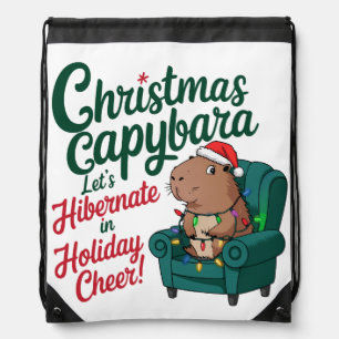 Capybara Funny Christmas Bag