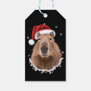 Capybara Funny Christmas Gift Tags