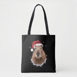 Capybara Funny Christmas  Tote Bag