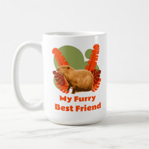 Capybara Furry Best Friend Tropical Animal Coffee Mug