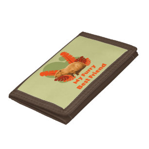 Capybara Furry Best Friend Tropical Animal Trifold Wallet