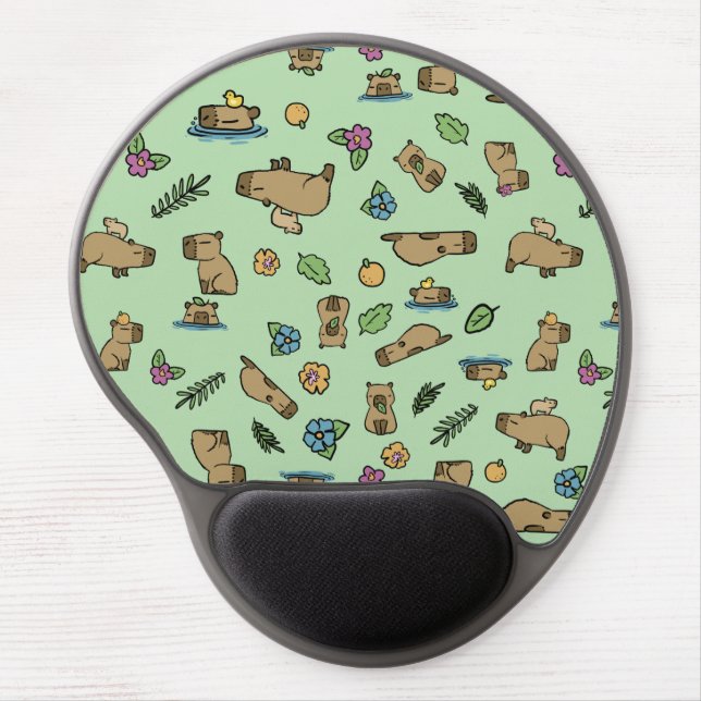 Capybara Gel Mouse Pad (Front)