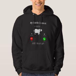 Capybara Giant Rodent For gentle coconut   Hoodie