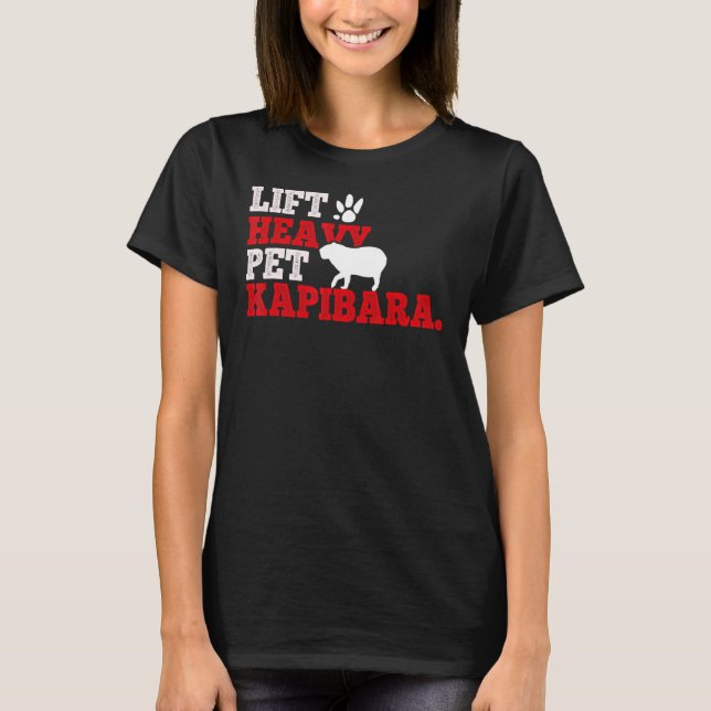 Capybara Giant Rodent For kapibara 14 T-Shirt (Front)