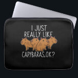 Capybara Gift Kids Women Cute Capybara Laptop Sleeve<br><div class="desc">Capybara Gift Kids Women Cute Capybara</div>