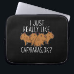 Capybara Gift Kids Women Cute Capybara Laptop Sleeve<br><div class="desc">Capybara Gift Kids Women Cute Capybara</div>