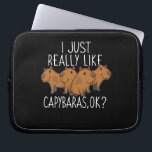 Capybara Gift Kids Women Cute Capybara Laptop Sleeve<br><div class="desc">Capybara Gift Kids Women Cute Capybara</div>