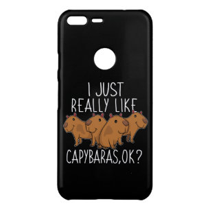 Capybara Gift Kids Women Cute Capybara Uncommon Google Pixel XL Case