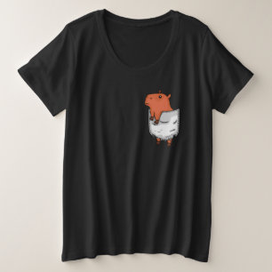 Capybara Gift Men Cute Capybara Lover Capybara Plus Size T-Shirt