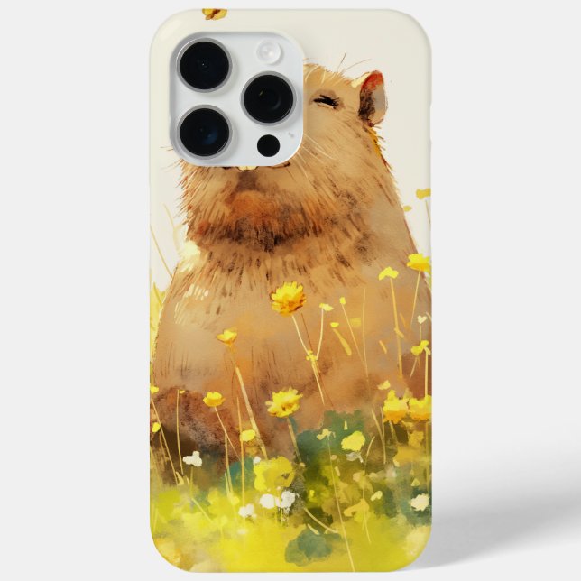 Capybara Goofy Smile Case-Mate iPhone Case (Back)