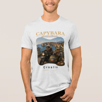 Capybara Grand Circuit – Croatia Coastal Adventure Tri-Blend Shirt