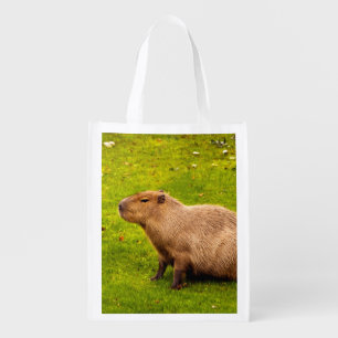 Capybara Grocery Bag