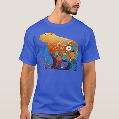 Capybara Hippie 3 T_Shirt