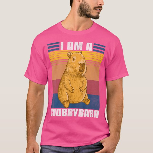 Capybara Iam A Chubbybara T-Shirt (Front)