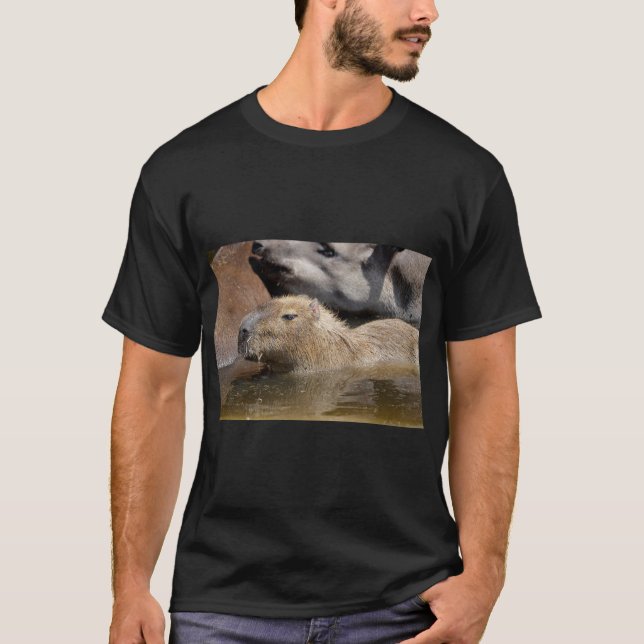 Capybara in water T-Shirt (Front)
