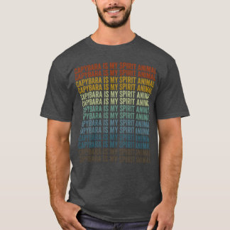 Capybara Is My Spirit Animal Capybara friends T-Shirt