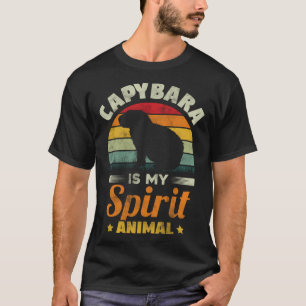 Capybara Is My Spirit Animal   Capybara Rodent T-Shirt