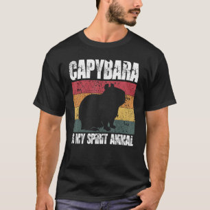 Capybara Is My Spirit Animal Shirt Capybara Pet An