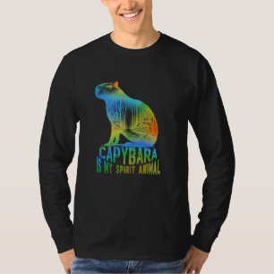 capybara is my spirit animal unique capybara T-Shirt