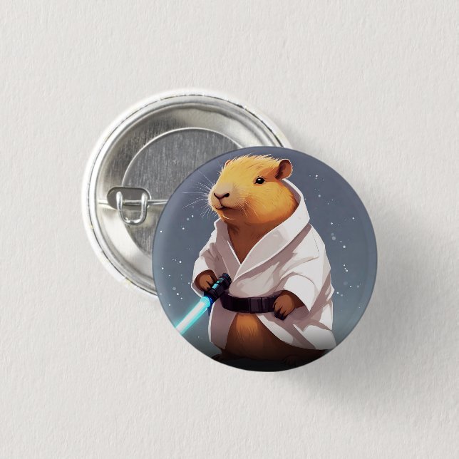 Capybara J Button (Front & Back)