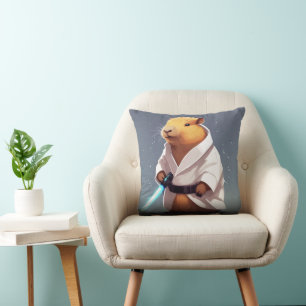 Capybara J Throw Pillow