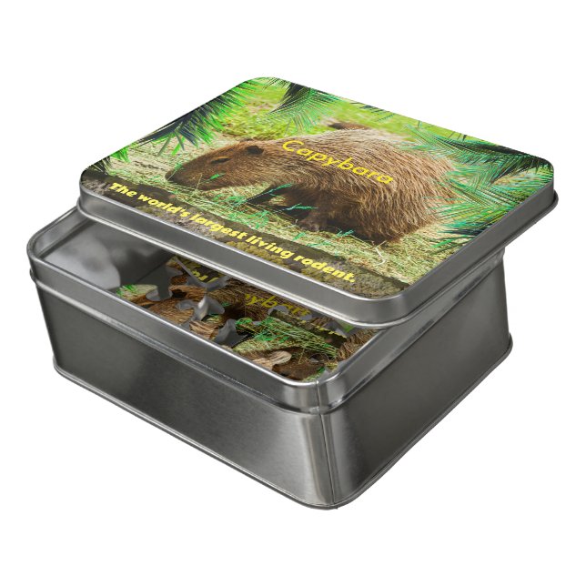 Capybara Jigsaw Puzzle (Lid Open)