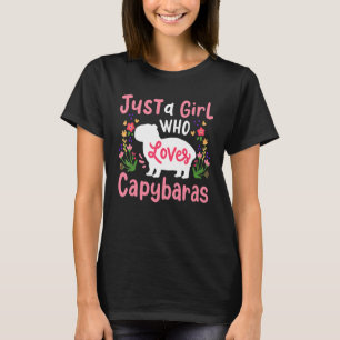 Capybara Just A Girl Who Loves Capybaras T-Shirt