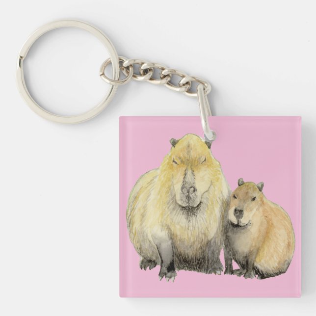 Capybara Keychain (Front)