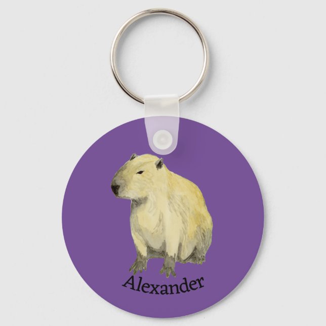 Capybara Keychain (Front)