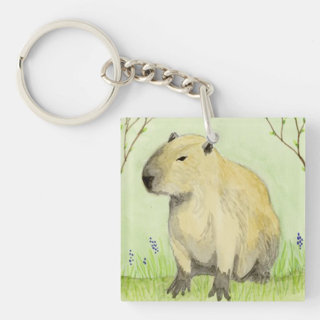 Capybara Keychain (Front)