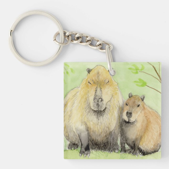Capybara Keychain (Front)