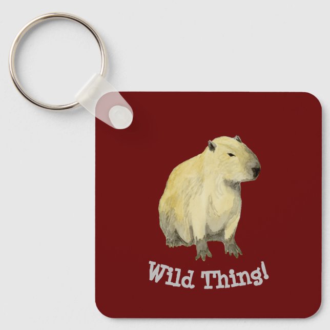 Capybara Keychain (Front)