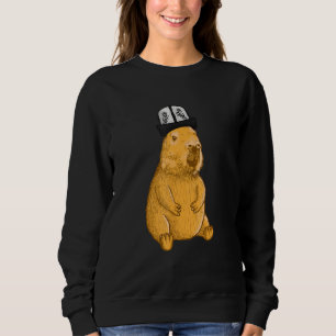 Capybara Kyrgyzstan Hat Sweatshirt