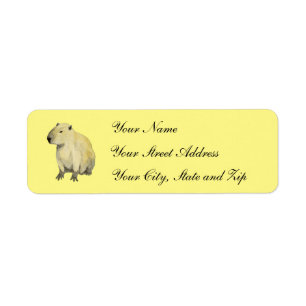 Capybara Label