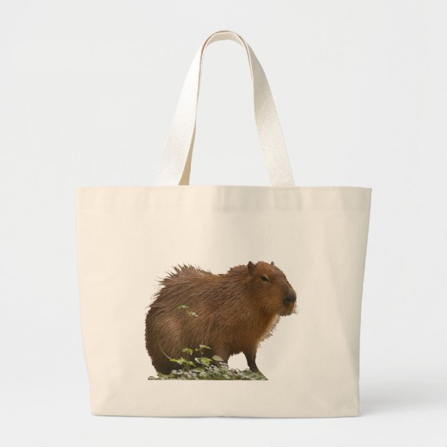 Capybara Large Tote Bag (Front)