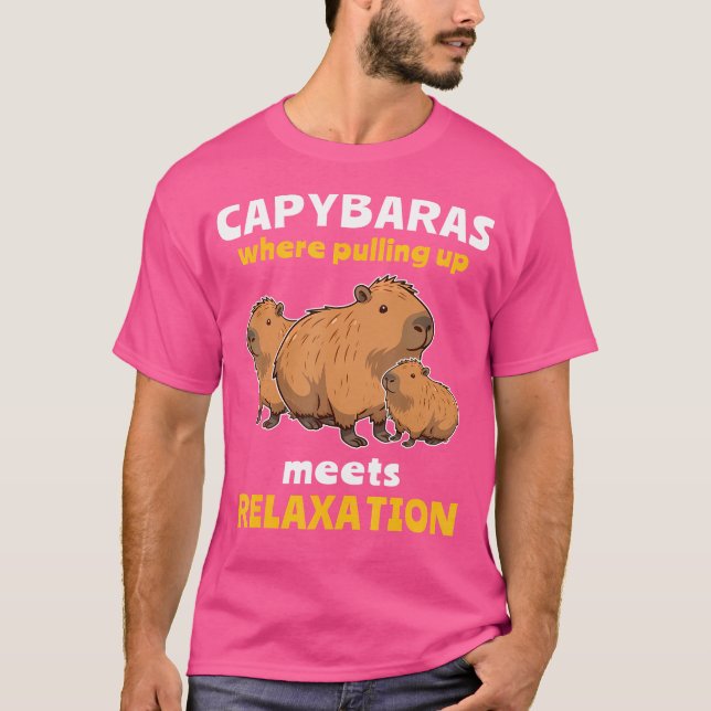 Capybara Lover Capy Cute Capybaras T-Shirt (Front)
