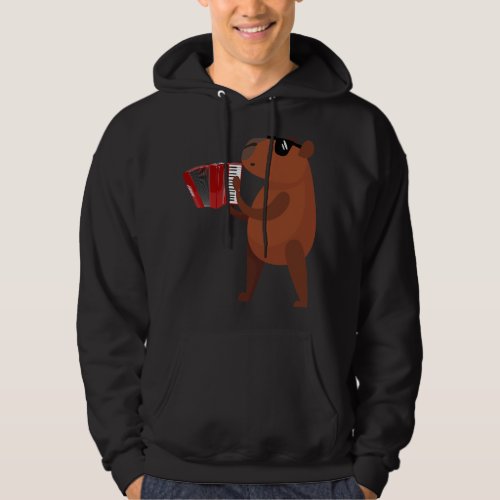 Capybara Lover Funny Capybara Wearing Sunglasses P Hoodie