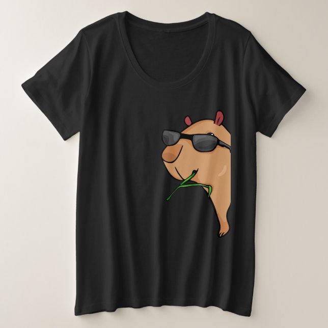 Capybara Lover Women Capybara Gift Men Capybara Plus Size T-Shirt (Design Front)