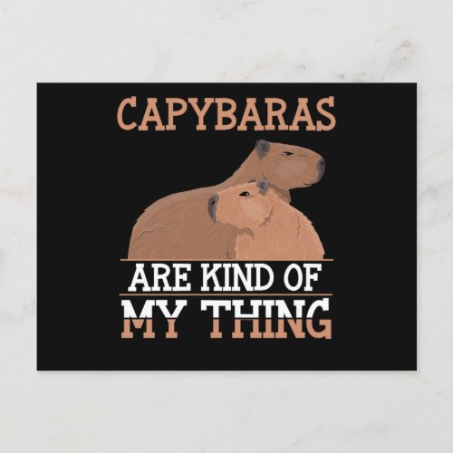 Capybara Lover Women Men Animal Love Postcard