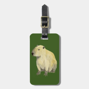 Capybara Luggage Tag