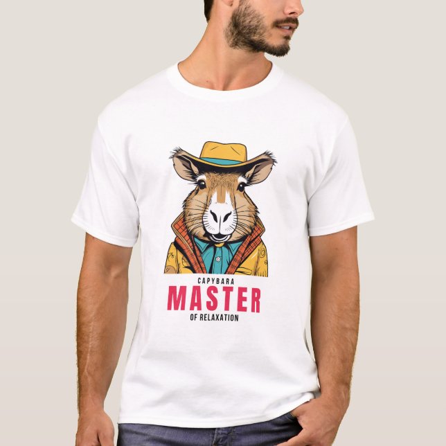 Capybara - Master of Relaxation T-Shirt (Front)