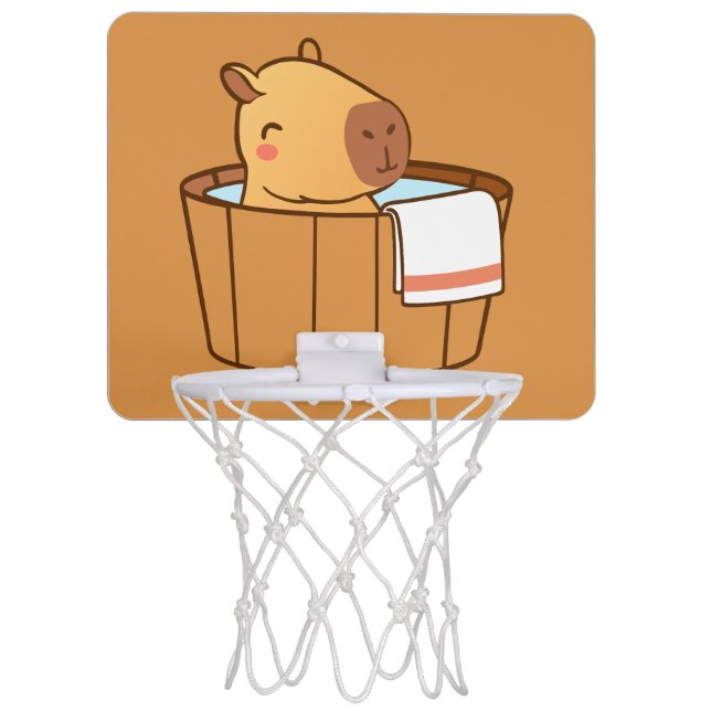 Capybara Mini Basketball Hoop | Funny Animal Sport (Front)