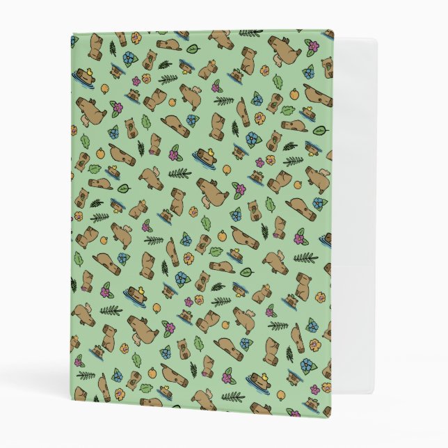 Capybara Mini Binder (Front/Inside)