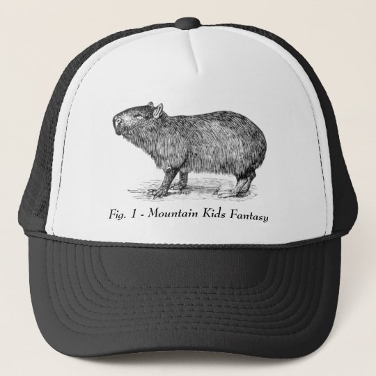 Capybara MKF hat. Trucker Hat | Zazzle.com