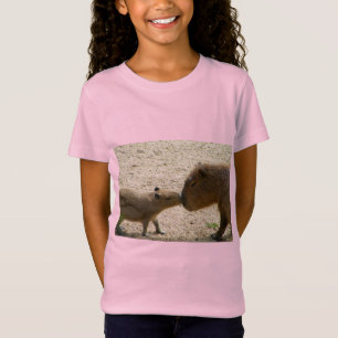 Capybara Mom and Baby T-Shirt